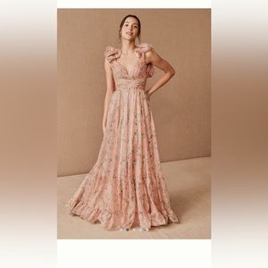 MAc Duggal Indy Chiffon dress